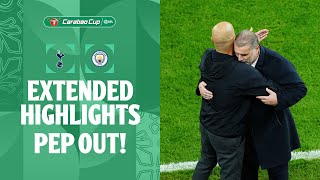 PEP OUT  Tottenham Hotspur v Manchester City extended highlights [upl. by Hennie540]