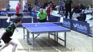 Henning Waldeck  bordtennis i toppklasse 1080p [upl. by Arezzini247]