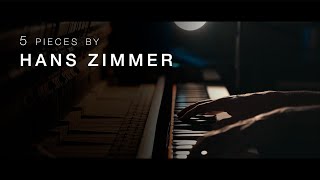 5 Pieces by Hans Zimmer \\ Iconic Soundtracks \\ Relaxing Piano 20min [upl. by Inoj]