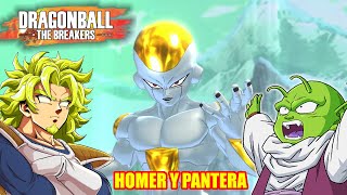 HOMER y PanteraZ contra un FREEZER nivel 100  Dragon Ball THE BREAKERS [upl. by Hike]