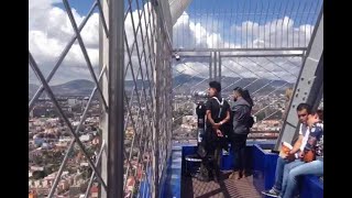 Vivir el sismo desde el último piso de la Torre Latino [upl. by Oznerol]