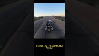 Oatman AZ to Laughlin NV pt3 shorts motorcycle travel [upl. by Ahcsim]