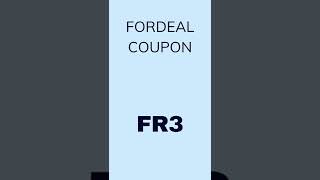 Fordeal Kuwait Coupon FR3 [upl. by Armstrong]