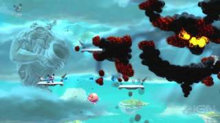 Rayman Legends Walkthrough Olympus Maximus  A Cloud of Darkness [upl. by Enamart]