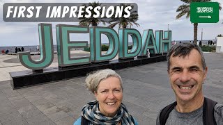 JEDDAH SAUDI ARABIA جدة First Impressions Exploring Corniche 🇸🇦 [upl. by Akinhoj116]