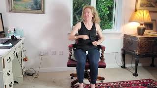 LOSE Belly Fat Sitting Down  AB WORKOUT At Home For Women Over 50 [upl. by Shirlie]