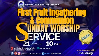 EVBC First Fruit Ingathering amp Communion Worship Service [upl. by Bibah174]