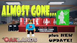 RobloxOAKLANDSLimited Fireworks NEW UPDATE [upl. by Ainedrag]