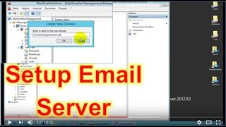 Server Setup MailEnable Mailserver MailboxMailaccount MX Record and Outlook [upl. by Aihtniroc290]