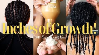 DO THIS FOR EXTREME HAIR GROWTH IN CORNROWS [upl. by Forland]