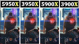 Ryzen 9 3900X vs 5900X vs 3950X vs 5950X  4K Ultrawide 1440P 1080P [upl. by Otreblide]