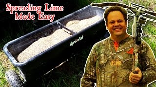 Food Plots With ATV  Turning Lime Into Food Plots With The Firminator G3 [upl. by Burnard876]