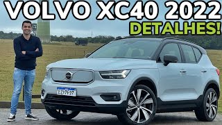 NOVO VOLVO XC40 2022 EM DETALHES  Falando de Carro [upl. by Lubba]