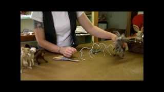 How To Needle Felt  Armature Sarafina Fiber Art Episode 1 [upl. by Akiaki]