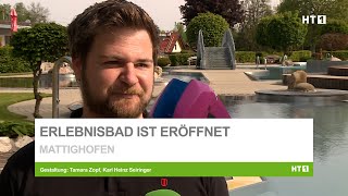 Erlebnisbad Mattighofen ist eröffnet [upl. by Euqirne]