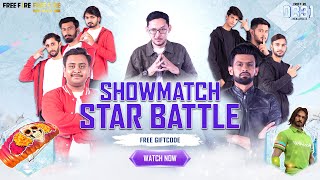 Showmatch Star Battle  OB31 Update  Free Fire Pakistan Official Shoaib Malik vs HydSquadGamer [upl. by Suiraj]