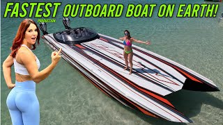 Fastest Outboard Boat On Earth Top Speed Revealed 2023 MTI 440X Howe2Live Review Ep2 [upl. by Brunhilde]