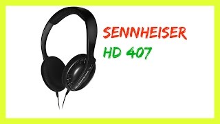 Sennheiser HD 407 review Nederlands beste goedkope koptelefoon [upl. by Ahsaya387]