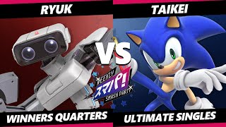 Sumapa 109  Ryuk ROB Vs Taikei Sonic Smash Ultimate  SSBU [upl. by Yromas779]