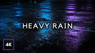 HEAVY RAIN at Night to Sleep Well and Beat Insomnia  Study Relax Reduce Stress with Rain Sounds [upl. by Aneetsirhc149]