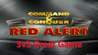 Command and Conquer Red Alert Remastered 3v3 Great Game [upl. by Imot]