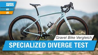 Specialized Diverge Expert Carbon Test Vergleich von 4 Gravel Bikes 2022 [upl. by Euqinorev343]