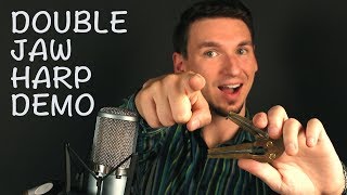 The Double Jaw Harp Demonstration Jews Harp  Matt Tastic  see how to play video [upl. by Navi]