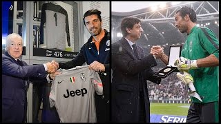 500 volte Buffon  Buffon joins 500 club [upl. by Aiderfla]