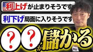 アメリカの利上げが止まりそう！その場合は何が儲かる？ [upl. by Yssor]