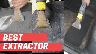 Dirty seats extraction with best extractor KARCHER PUZZI 101 my personal opinion [upl. by Mercorr]