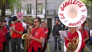 La Ganelette au Festival des Bandas dEspalion 2017 quotIl a fait de la motoquot [upl. by Aicercul]