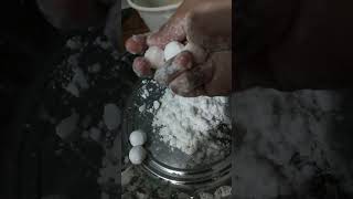 Crushing naphthalen balls which were soaked phneyl for 2 weeks [upl. by Cut613]