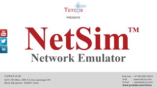 Network Emulator NetSim  Introduction [upl. by Zapot]