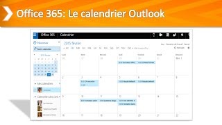 Formation Office365 Le Calendrier Outlook [upl. by Iona]