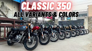 2024 Royal Enfield Classic 350 All Variants amp Colors  Motorxone [upl. by Newol374]