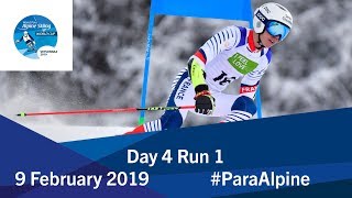 Day 4 Run 1  World Para Alpine Skiing World Cup  Veysonnaz 2019 [upl. by Oderfigis]