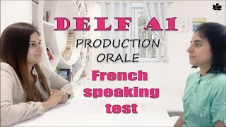 French  DELF A1 I Production Orale I Speaking Practice Mock Test I DELF A1 Viva [upl. by Arat]