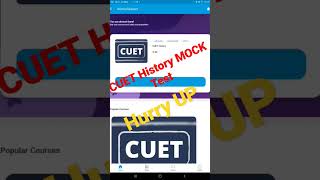 CUET History Mock Test How to Download App Cuet PG History shortviral 2023 historyedupoint short [upl. by Mahla]