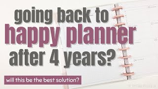 GOING BACK TO HAPPY PLANNER FOR 2024  Apricot amp Sage Mom Planner  Dashboard Layout [upl. by Peyter]