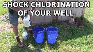 How to disinfect your well water  Shock chlorination [upl. by Ihsir]