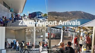 Zante Airport Arrivals Airside amp Landside  September 2022 [upl. by Papageno513]