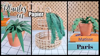 DIY  CES PLANTES SONT EN PAPIER  ASTUCE DÉCO PAS CHÈRE [upl. by Gnohp171]