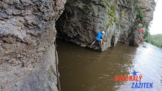 Ferrata Bechyně extrémní zajištěná cesta v České republice [upl. by Mortimer748]