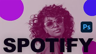 How to Make Duotone Website and Spotify musical poster in Photoshop in Hindi [upl. by Amehsat]