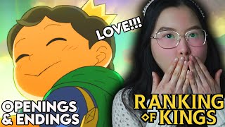 First Time Reacting to Ranking of Kings Opening amp Ending  New Anime Fan ANIME OP ED REACTION [upl. by Marjie200]