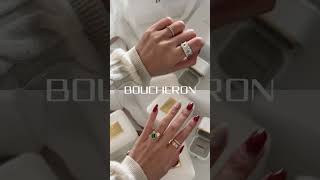 UNBOXING  Boucheron Rings Quatre Serpent Bohème boucheron jewerly unboxing [upl. by Heigl]