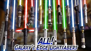 ALL 36 Galaxys Edge Legacy Lightsabers Reviewed 2023 [upl. by Quartet]