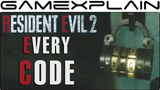 Resident Evil 2 Remake  How to Unlock Every Safe amp Lock  GUIDE [upl. by Adnorrahs544]