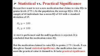 Statistical vs Practical Significance [upl. by Uyerta]