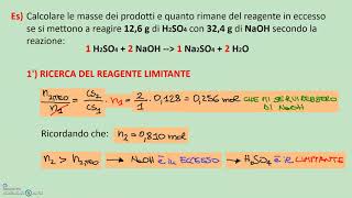 Il reagente limitante [upl. by Yer]